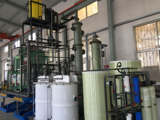5kg/h Sodium hypochlorite system
