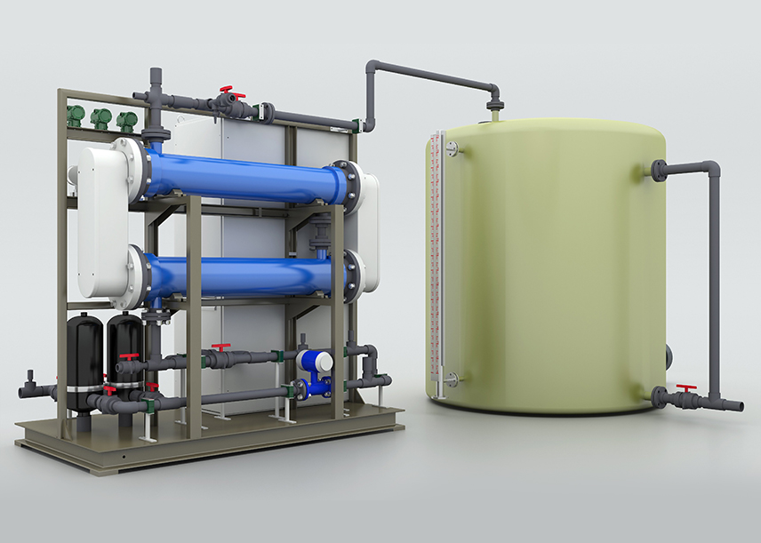 Electrolyzed seawater to chlorine (0.1-0.2%)